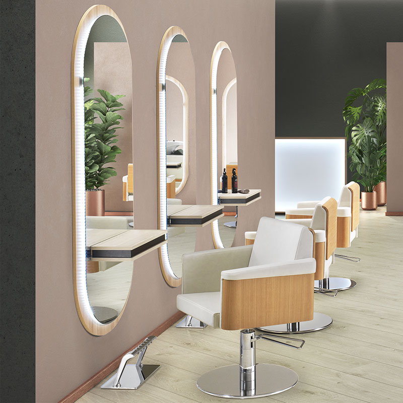Posa coiffeuse ovale